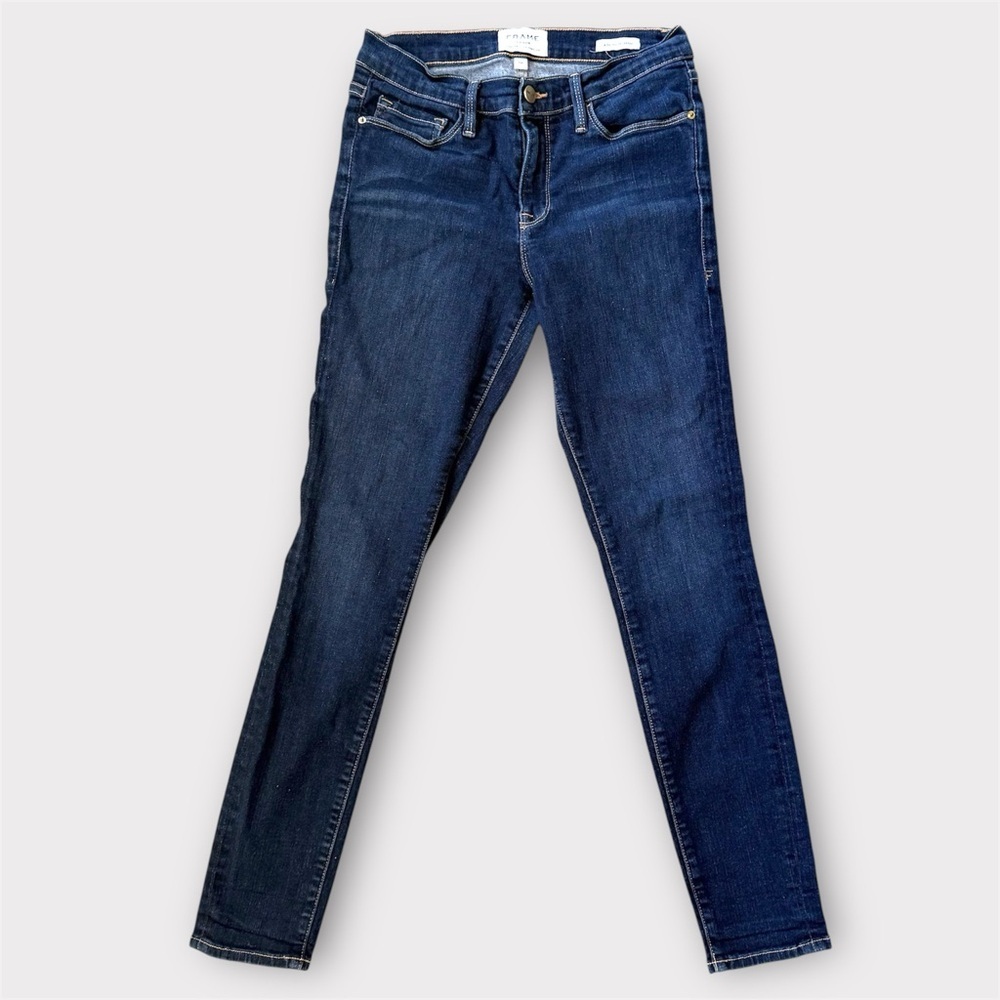 FRAME Le Skinny de Jeanne Women’s Jeans Dark Wash Denim Size 28